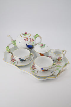 Herend Limited Edition Handpainted Tea Set