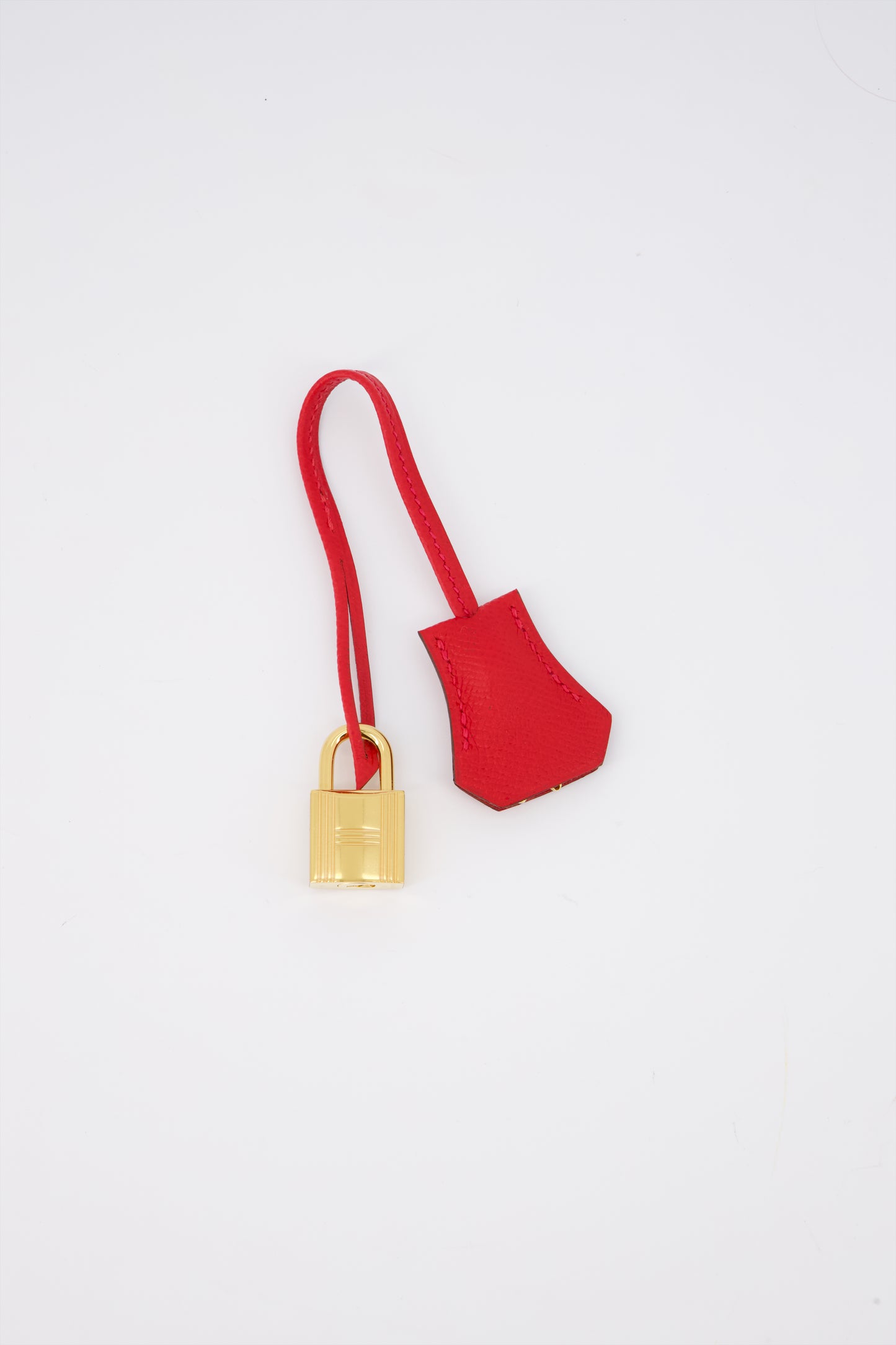 Hermes Kelly 25 Sellier Handbag Rouge VIF Epsom Leather With Gold Hardware