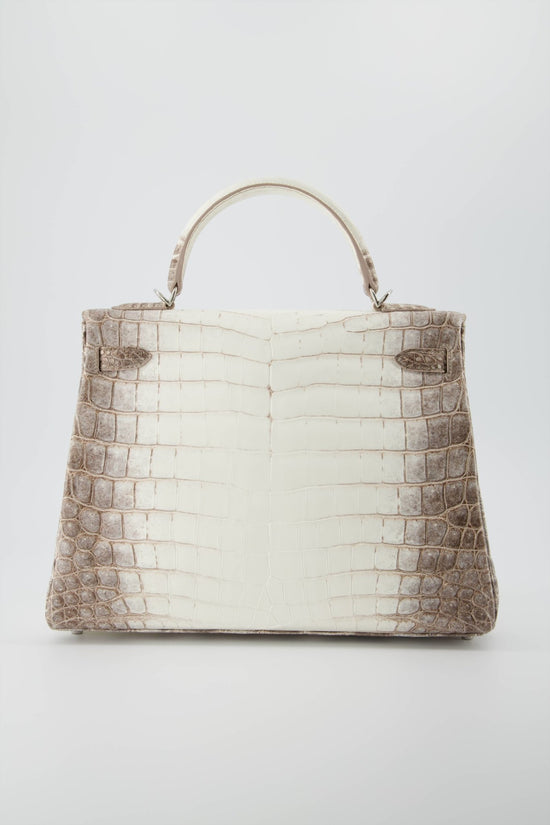 Hermès Matte Niloticus Crocodile Himalaya Kelly II Retourne 32 - Neutrals  Handle Bags, Handbags - HER552722