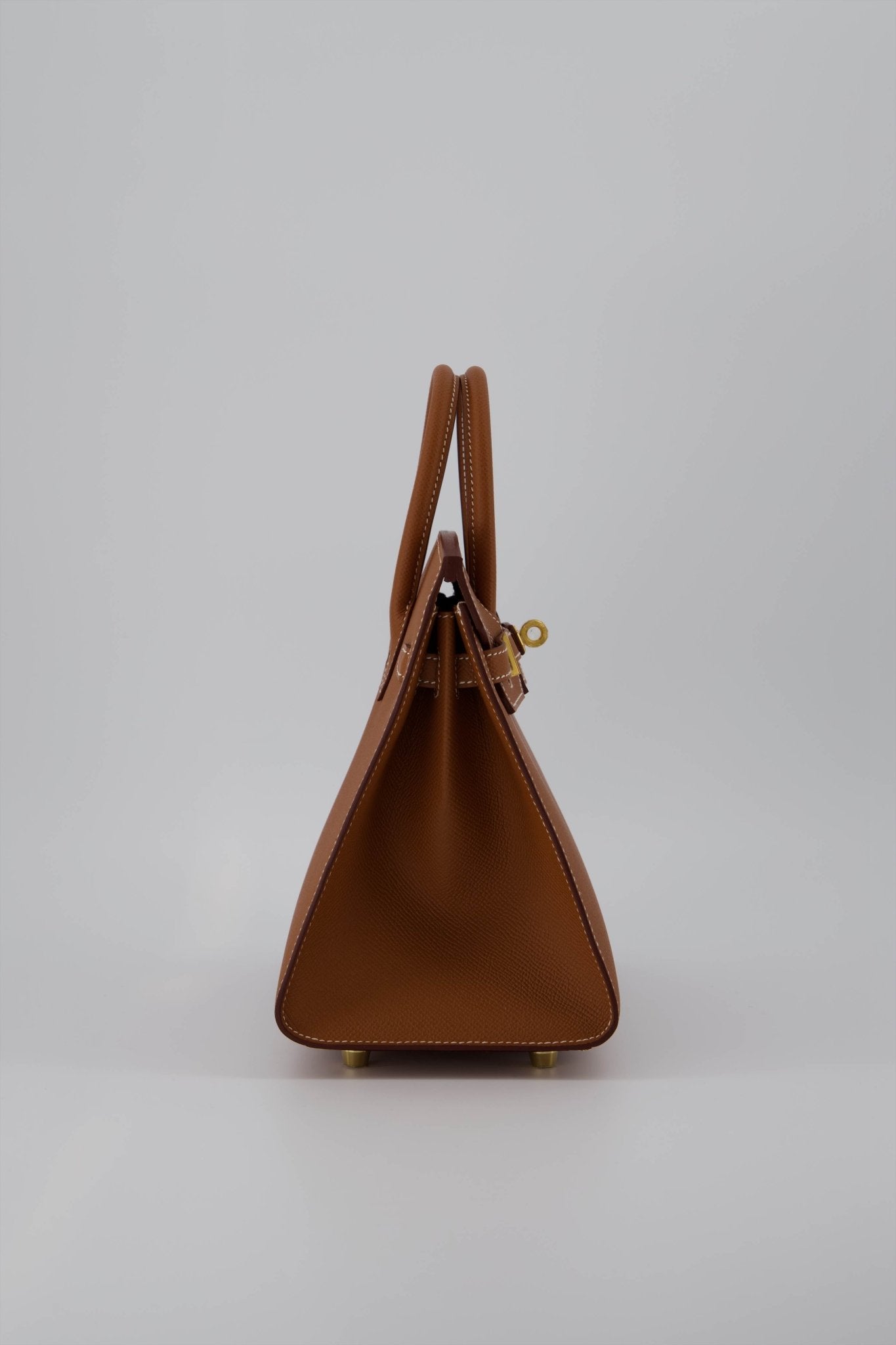Hermès Kelly Gold Epsom 25 Sellier Gold Hardware, 2021 (Like New), Womens Handbag