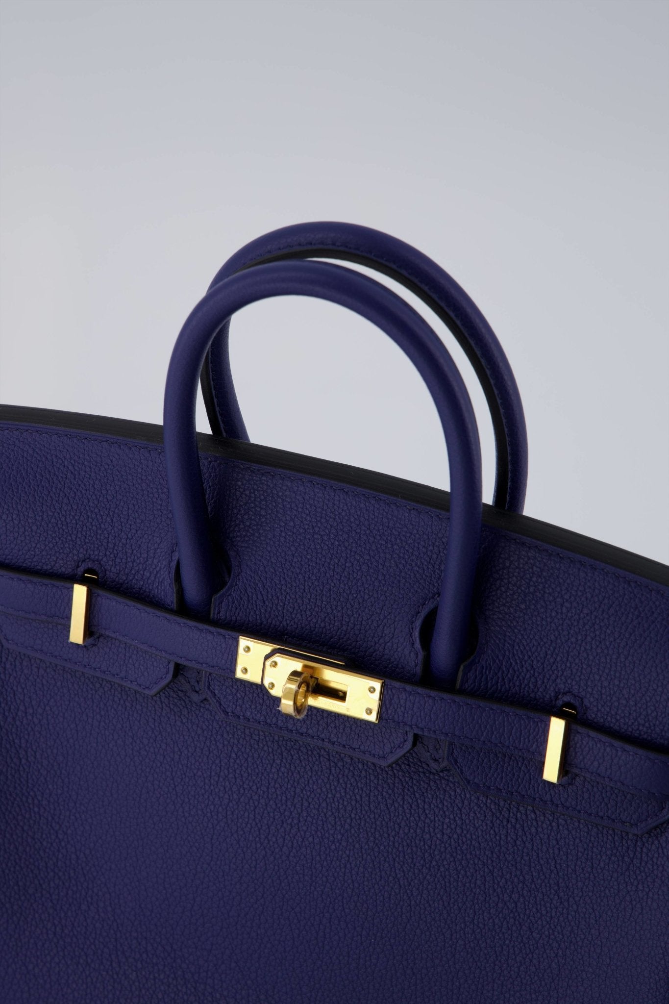 Hermes Birkin 25 Handbag Blue