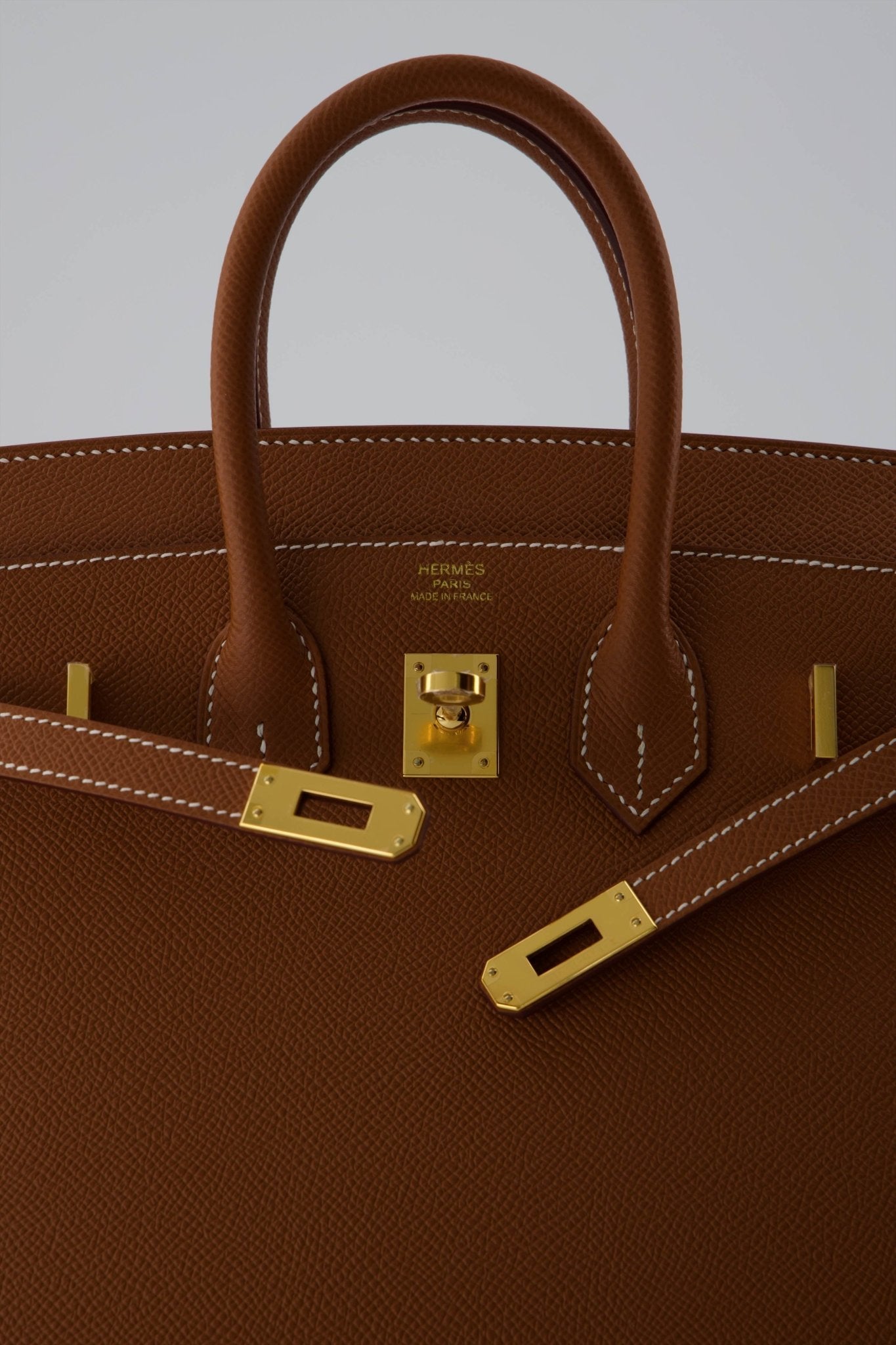 *Holy Grail* Hermes Birkin 25 Sellier Handbag Gold Epsom Leather With Gold Hardware. Investment Piece