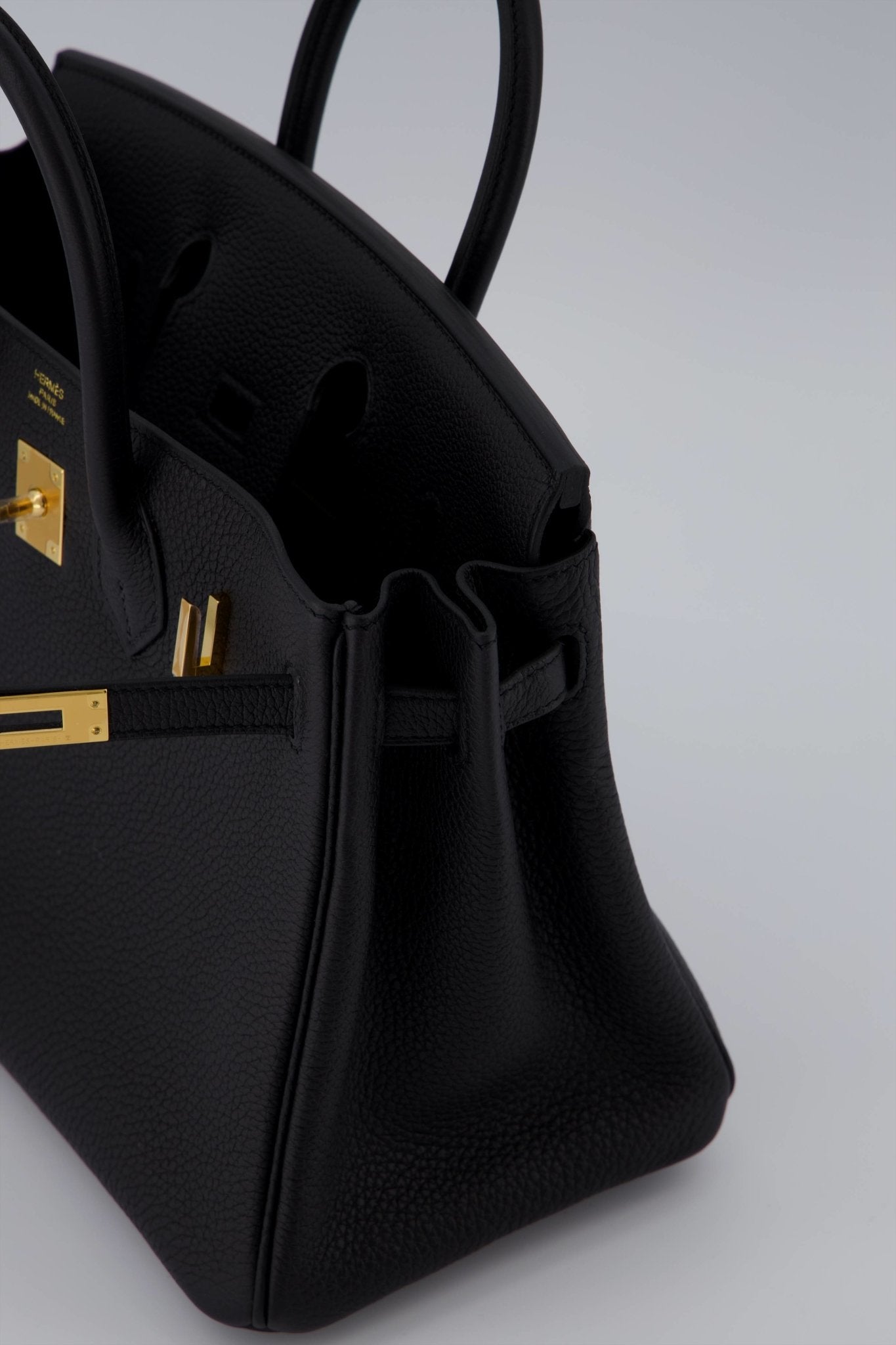 Hermes Birkin 25 Bag Black Togo Leather with Gold Hardware – Mightychic