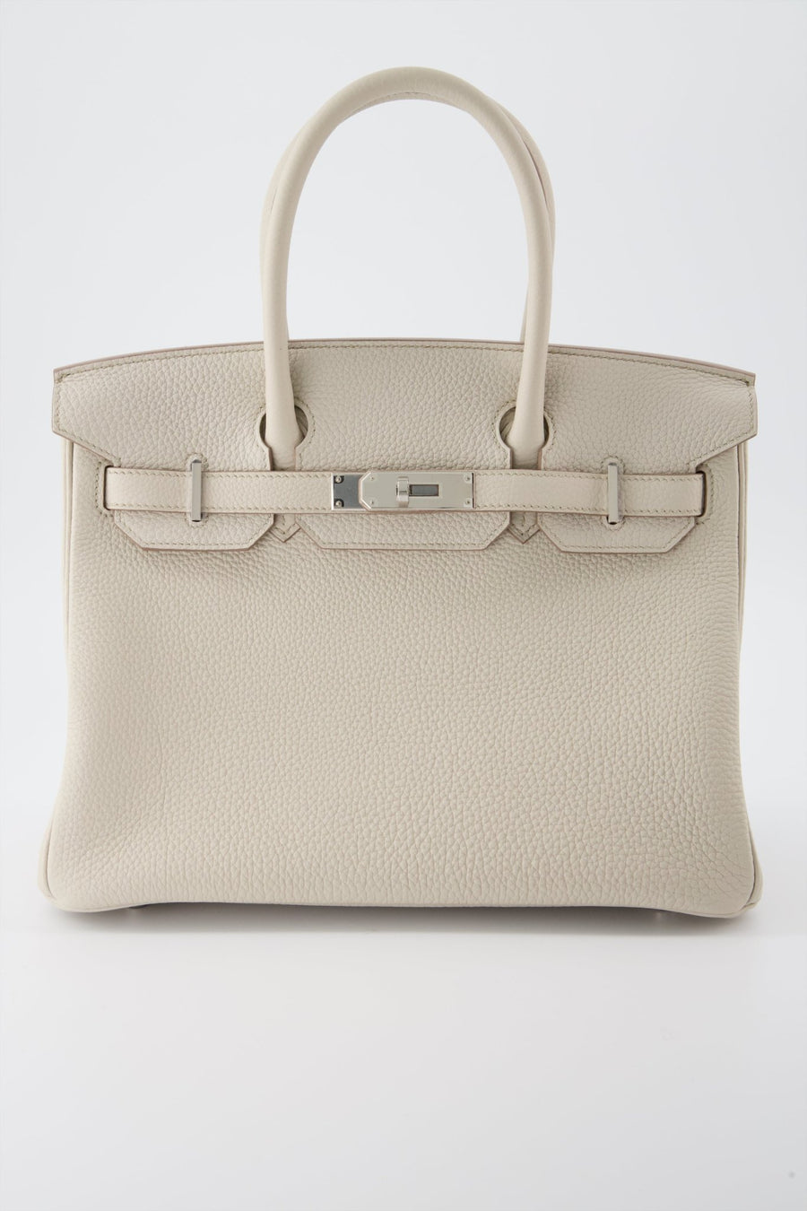 Hermès - Hermès Birkin 30 Togo Leather Handbag-Vert Fonce Silver Hardware