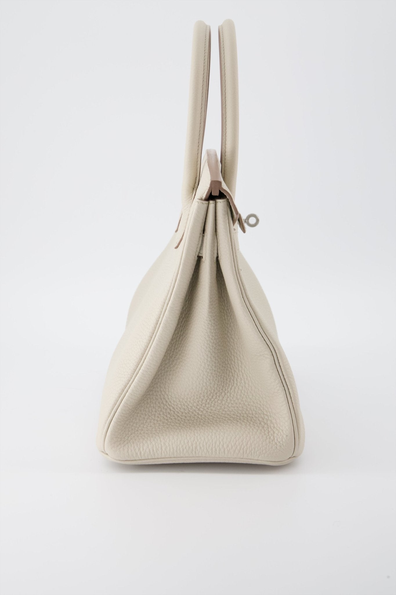 Hermes Birkin 30 Handbag Beton Togo Leather With Palladium