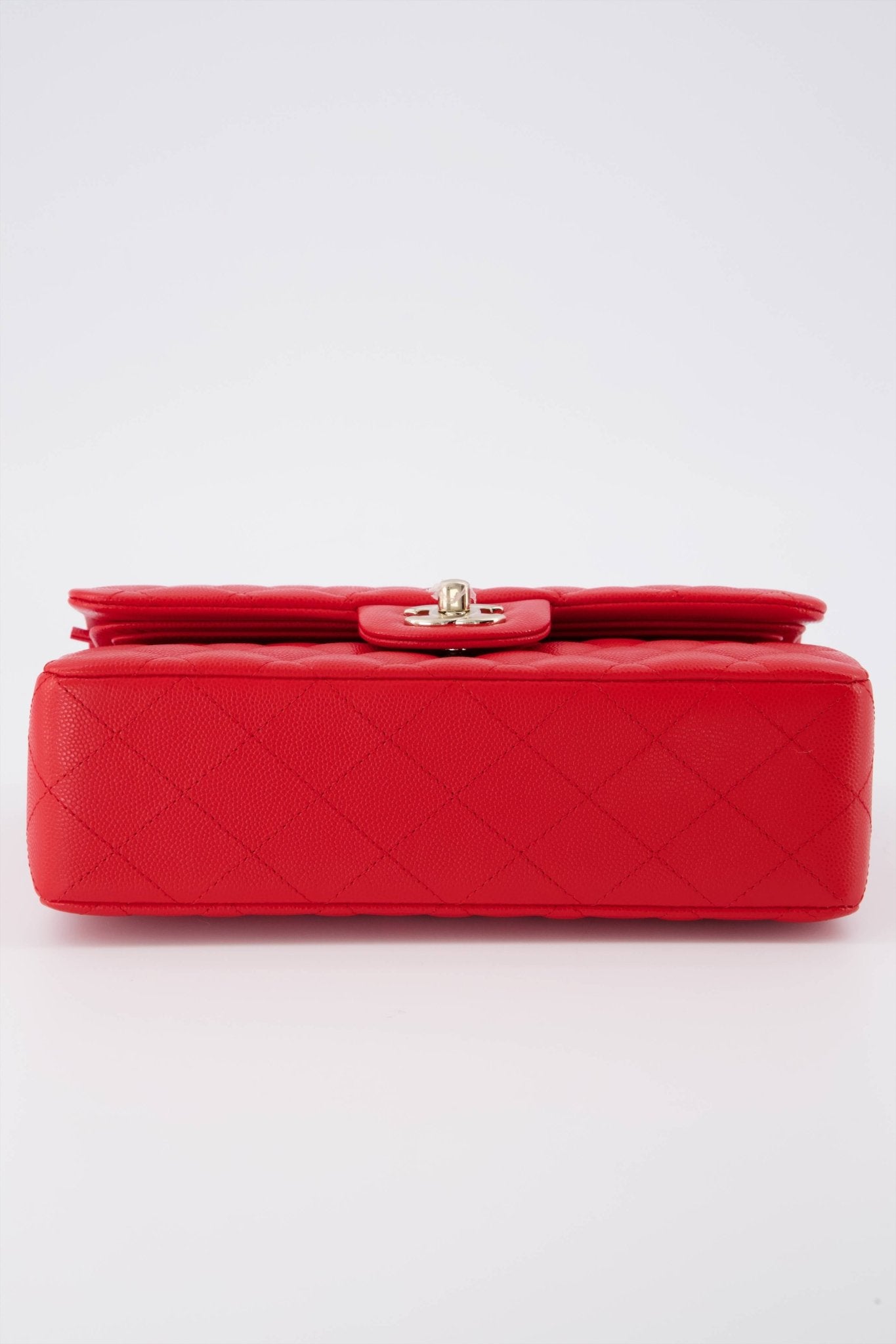 Sold at Auction: Chanel Red Lizard Shoulder Mini Flap Bag