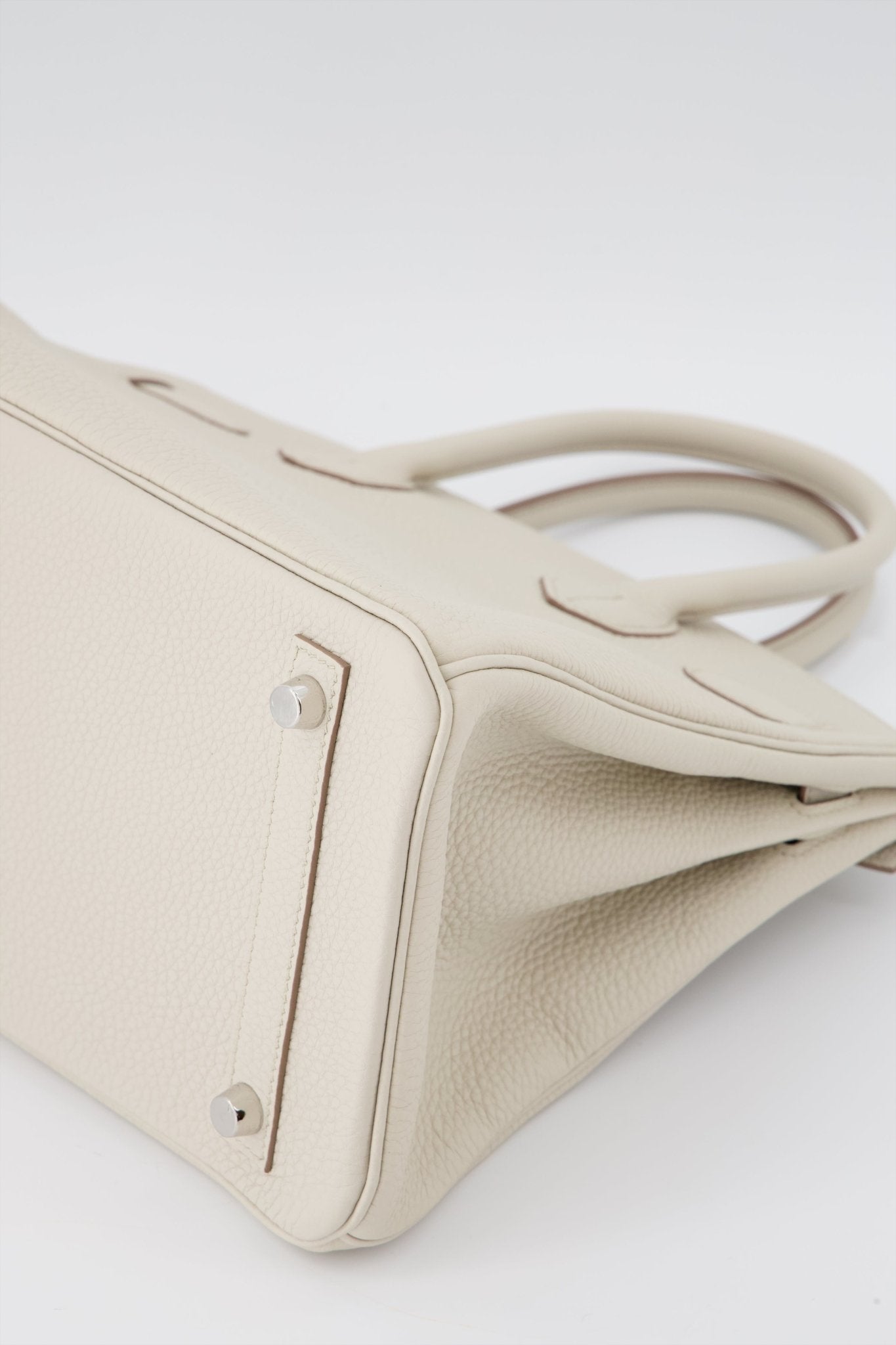 Hermes Taupe Togo Leather 40cm Birkin Palladium Hardware – On Que