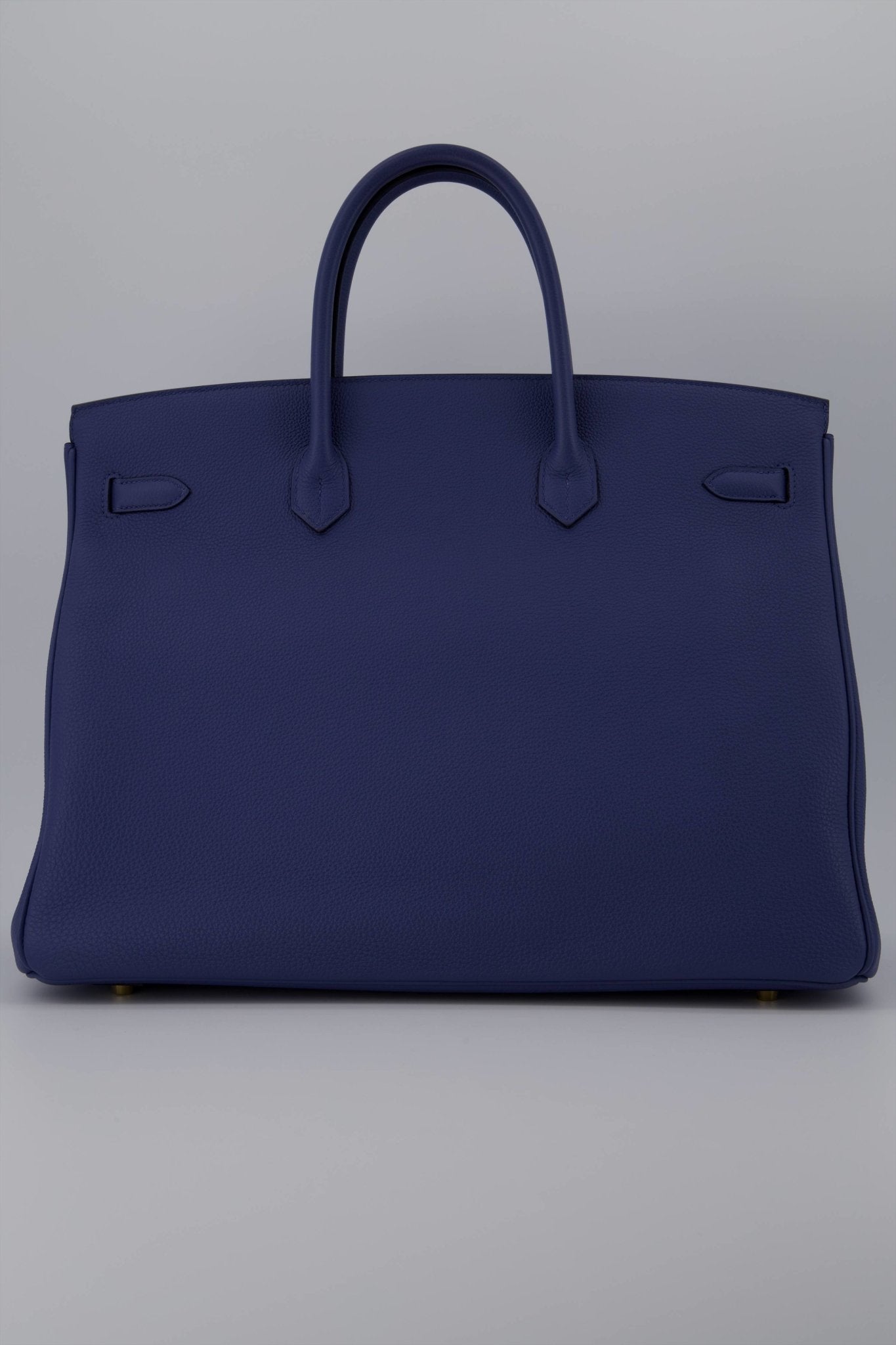 Hermes Birkin 30 cm Handbag in Bleu France Togo Leather