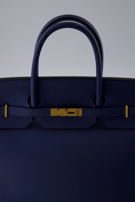 Hermes Personal Birkin bag 40 Blue nuit/ Blue brighton Togo