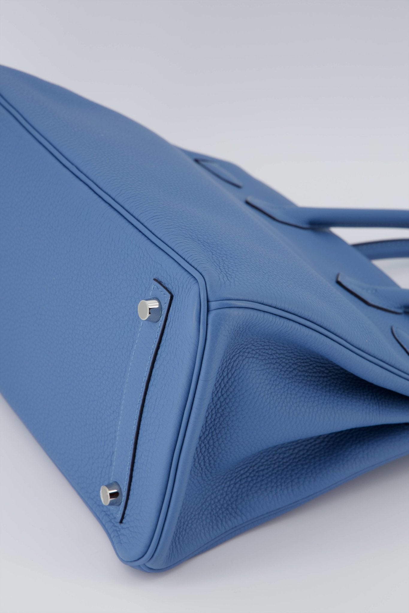 Hermes Birkin 30 Handbag Azur Togo Leather