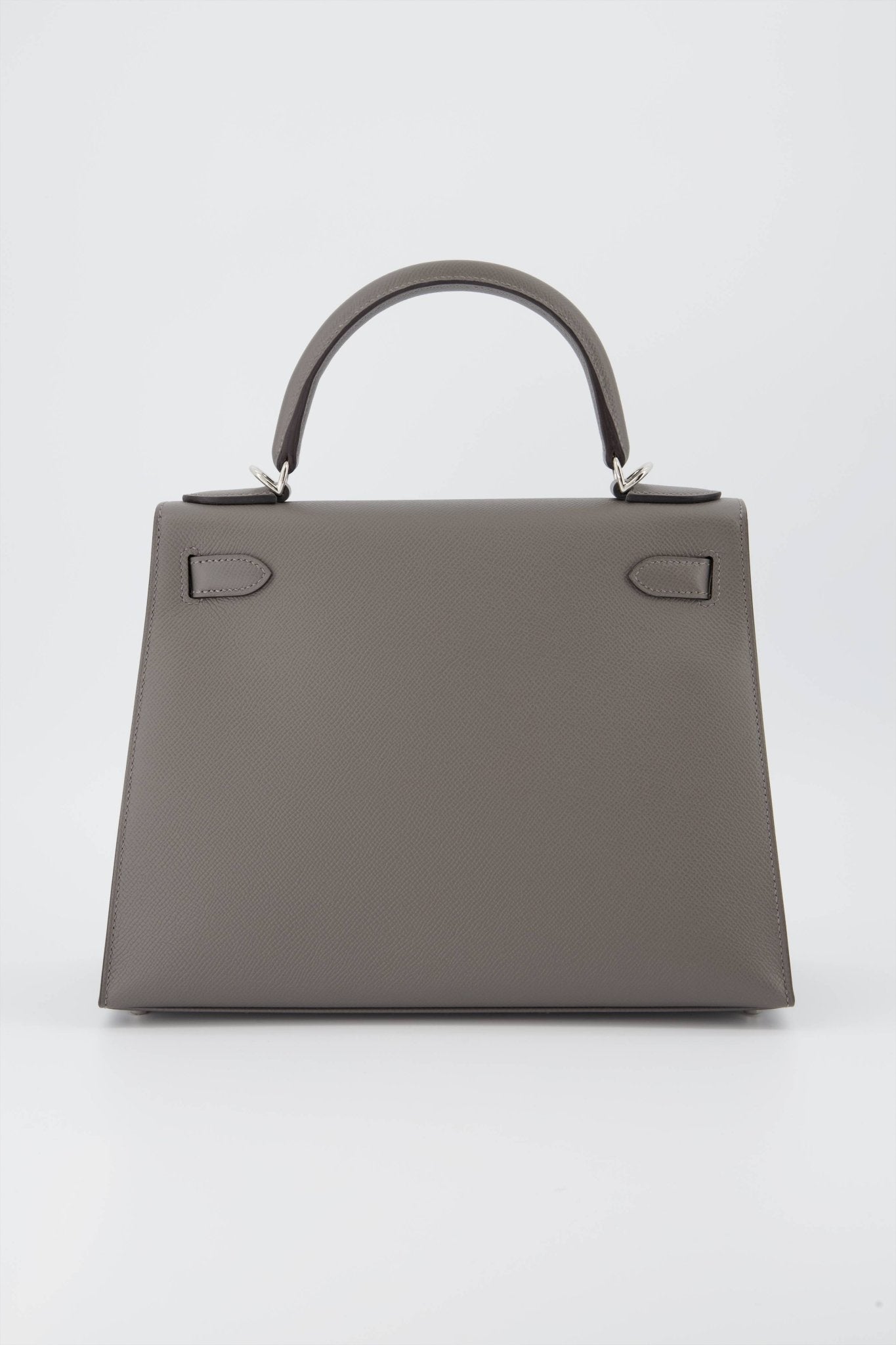 Hermes, Bags, Hermes Kelly Handbag Etain Epsom With Palladium Hardware 28  Gray