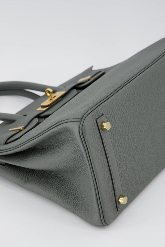 Hermes Kelly bag 28 Sellier Vert criquet Epsom leather Silver hardware
