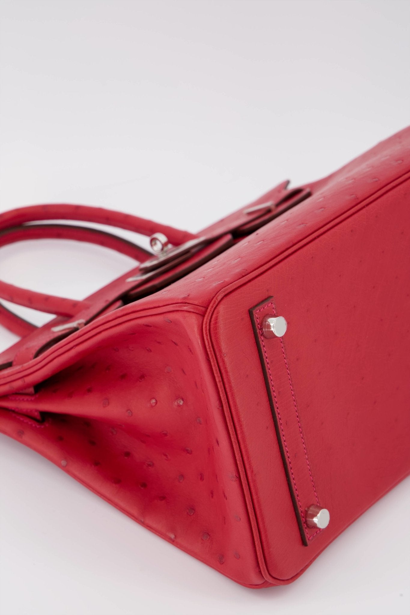 Hermes Birkin 30 Handbag Rouge Vif