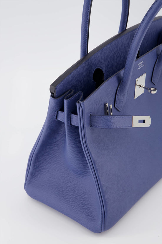 Hermès Birkin 30 Bleu Paradis Epsom Palladium Hardware– Wrist Aficionado