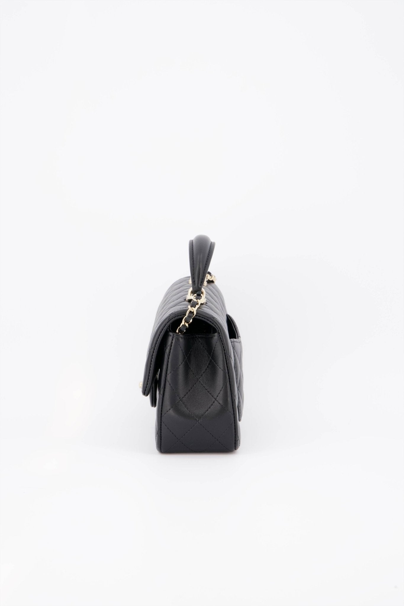 Chanel black mini rectangular handbag