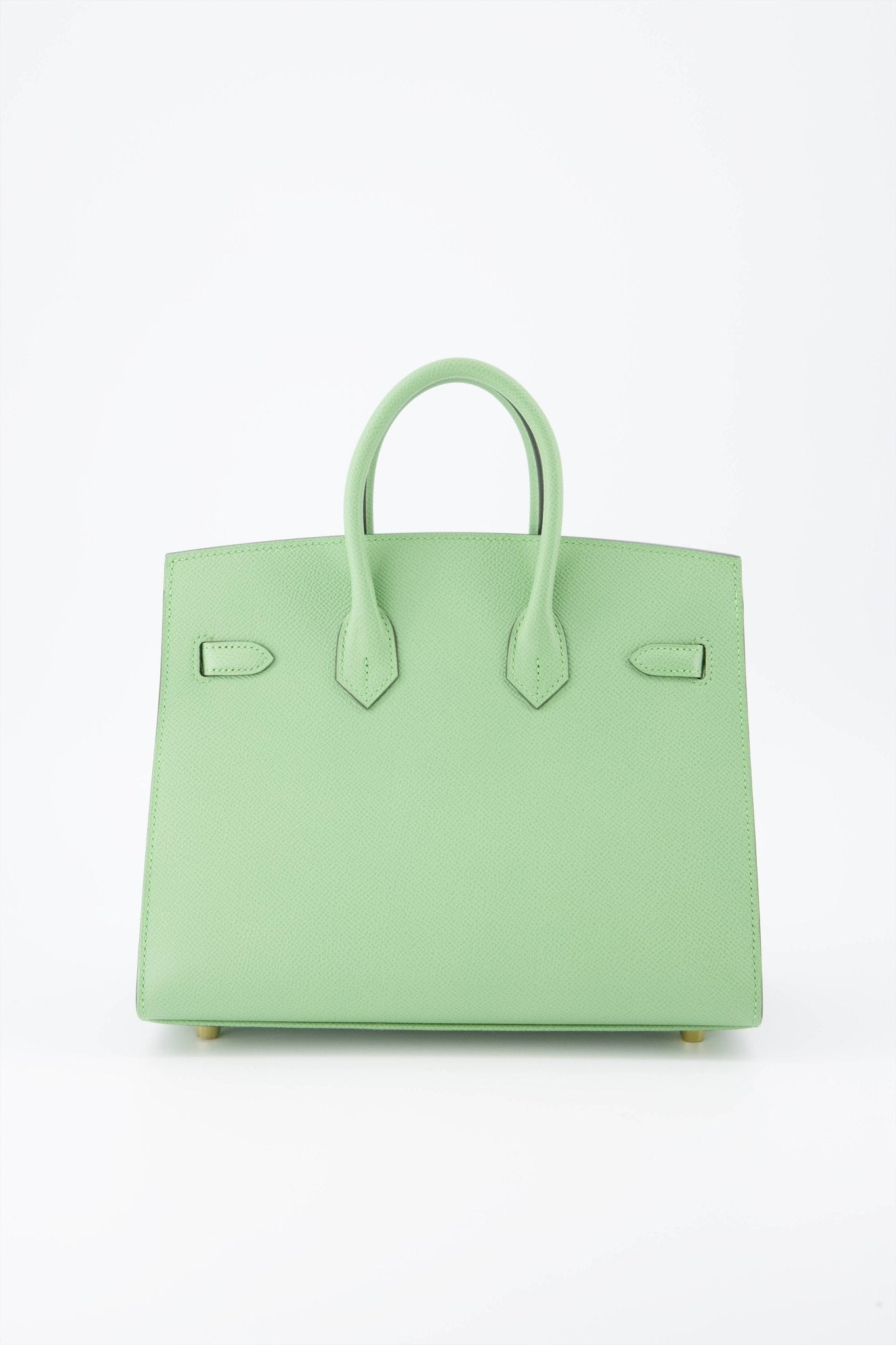 Hermes Kelly 25 Sellier Bag Vert Criquet Epsom Leather with Gold Hardw –  Mightychic