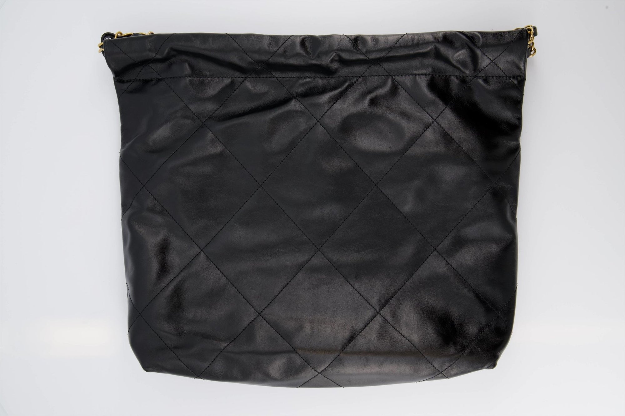 Vintage CHANEL Black Quilted Caviar Leather Hobo Bucket -  UK